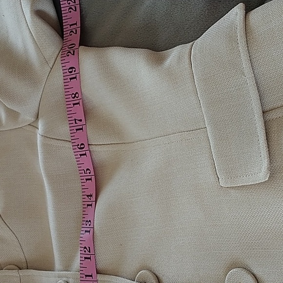 LeSuit Petite Classic Covered Button Blazer Jacket 8P - Picture 10 of 13